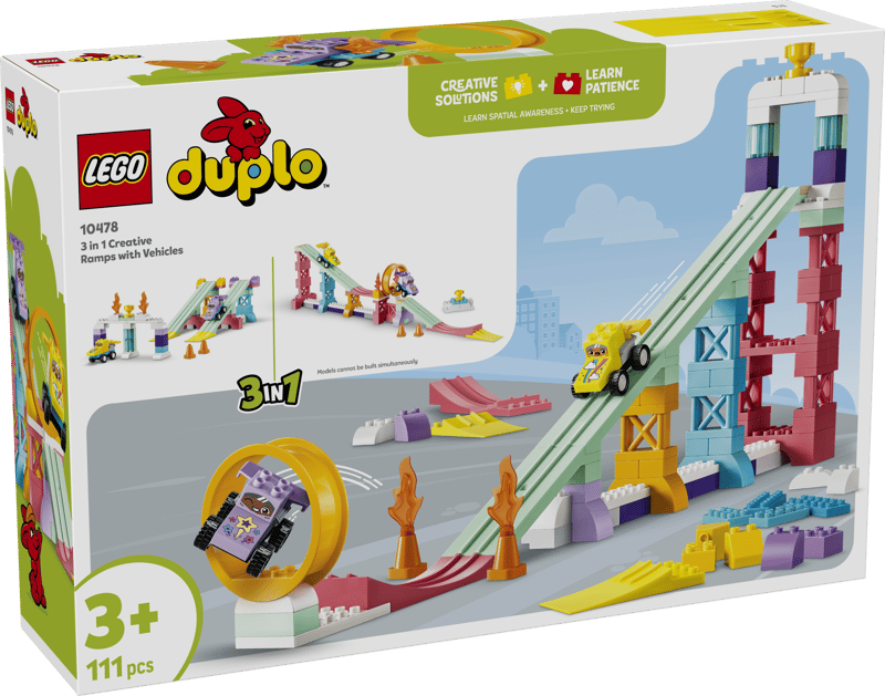 10478 3 in 1 Creative Ramps with Vehicles (image for) 10478 3 in 1 Creative Ramps with Vehicles