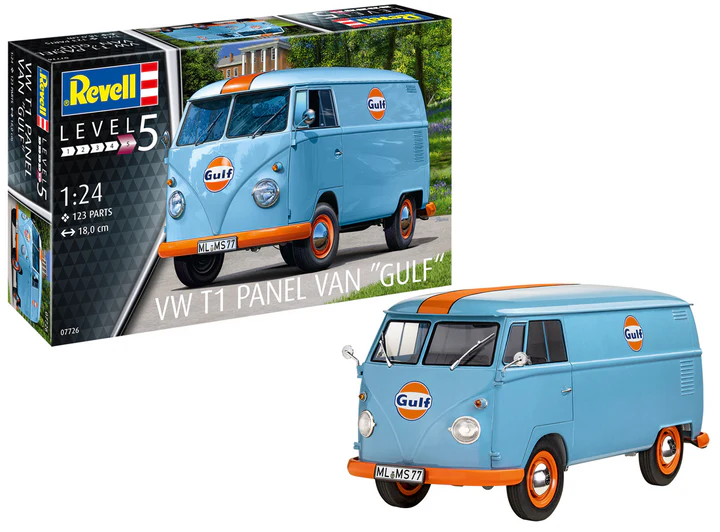07726 VW T1 PANEL VAN (GULF DECORATION) (image for) 07726 VW T1 PANEL VAN (GULF DECORATION)