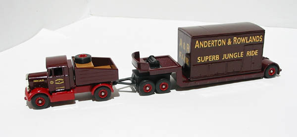 DG110002 Scammell ballast box with drawbar trailer (image for) DG110002 Scammell ballast box with drawbar trailer