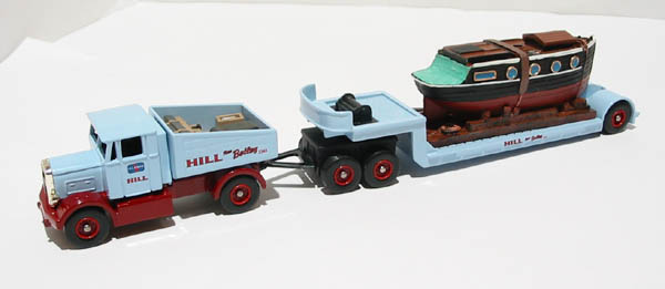 DG110004 Scammell ballast box with drawbar low loader (image for) DG110004 Scammell ballast box with drawbar low loader