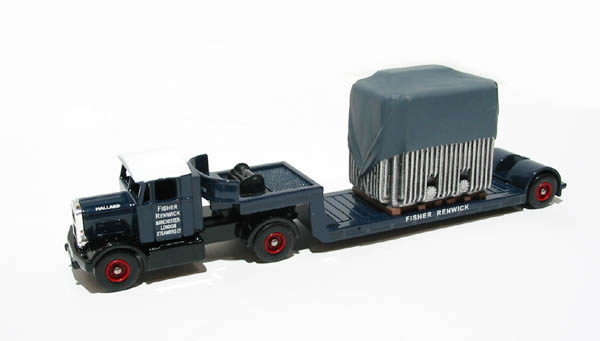 DG112007 Scammell with articulated low loader & transformer load (image for) DG112007 Scammell with articulated low loader & transformer load