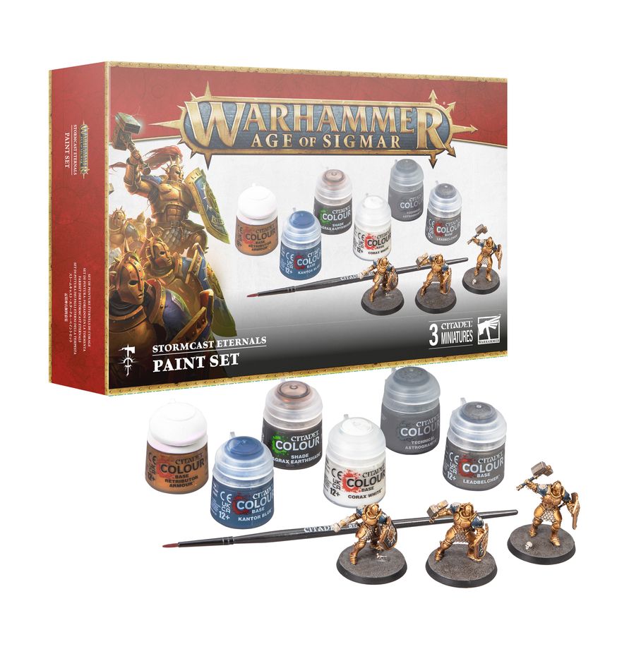 60-10 Stormcast Eternals Paints Set (image for) 60-10 Stormcast Eternals Paints Set