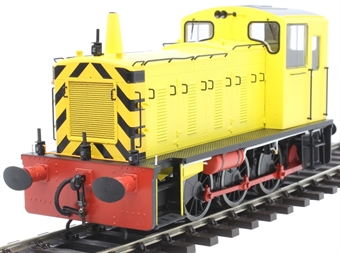 2058 Class 03 shunter in Industrial yellow with wasp stripes (image for) 2058 Class 03 shunter in Industrial yellow with wasp stripes