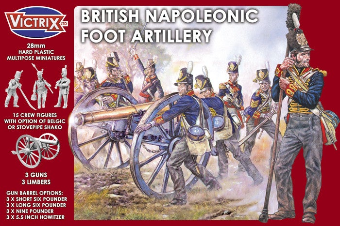 VX0010 British Napoleonic Foot Artillery (image for) VX0010 British Napoleonic Foot Artillery
