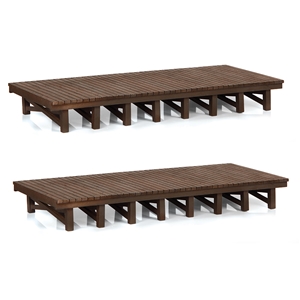 42-0010 Wooden Platforms (x2) (image for) 42-0010 Wooden Platforms (x2)