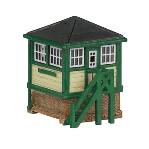 42-182G Ground Frame Hut Green and Cream (image for) 42-182G Ground Frame Hut Green and Cream