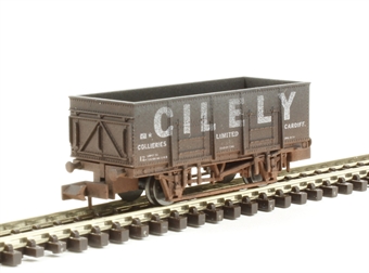 2F-038-012 20-ton steel mineral wagon "Cilely" - 12 weathered (image for) 2F-038-012 20-ton steel mineral wagon "Cilely" - 12 weathered