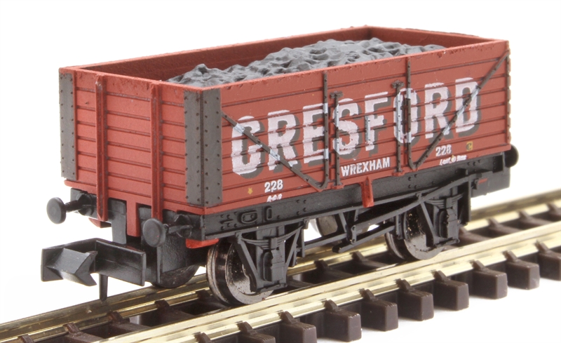 2F-071-058 7 plank wagon Gresford Wrexham 228 (image for) 2F-071-058 7 plank wagon Gresford Wrexham 228