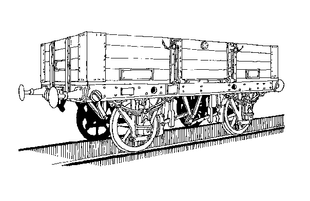 3013 GWR 05 Four Plank wagon kit (image for) 3013 GWR 05 Four Plank wagon kit