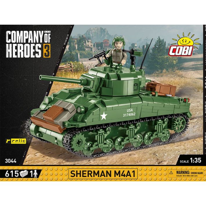 3044 Sherman M4A1 1/35 scale (image for) 3044 Sherman M4A1 1/35 scale