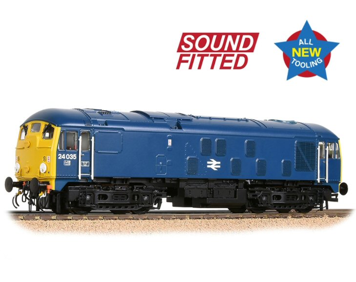 32-416SF Class 24/0 24035 Disc Headcode BR Blue (image for) 32-416SF Class 24/0 24035 Disc Headcode BR Blue