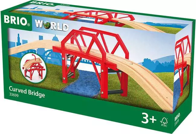 33699 BRIO World Curved Bridge (image for) 33699 BRIO World Curved Bridge
