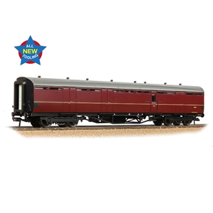 34-362 LNER Thompson Full Brake BR Maroon (image for) 34-362 LNER Thompson Full Brake BR Maroon