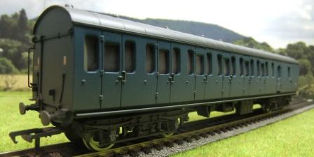 34-632 Mk.1 BR Blue Suburban Second Brake (Weathered) (image for) 34-632 Mk.1 BR Blue Suburban Second Brake (Weathered)