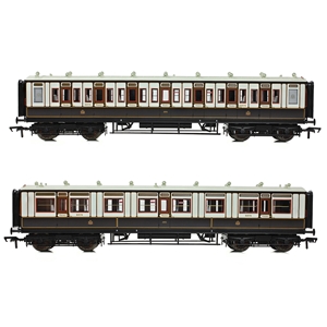 39-870A LNWR 50ft Arc Roof Third Corridor LNWR Dark Claret (image for) 39-870A LNWR 50ft Arc Roof Third Corridor LNWR Dark Claret