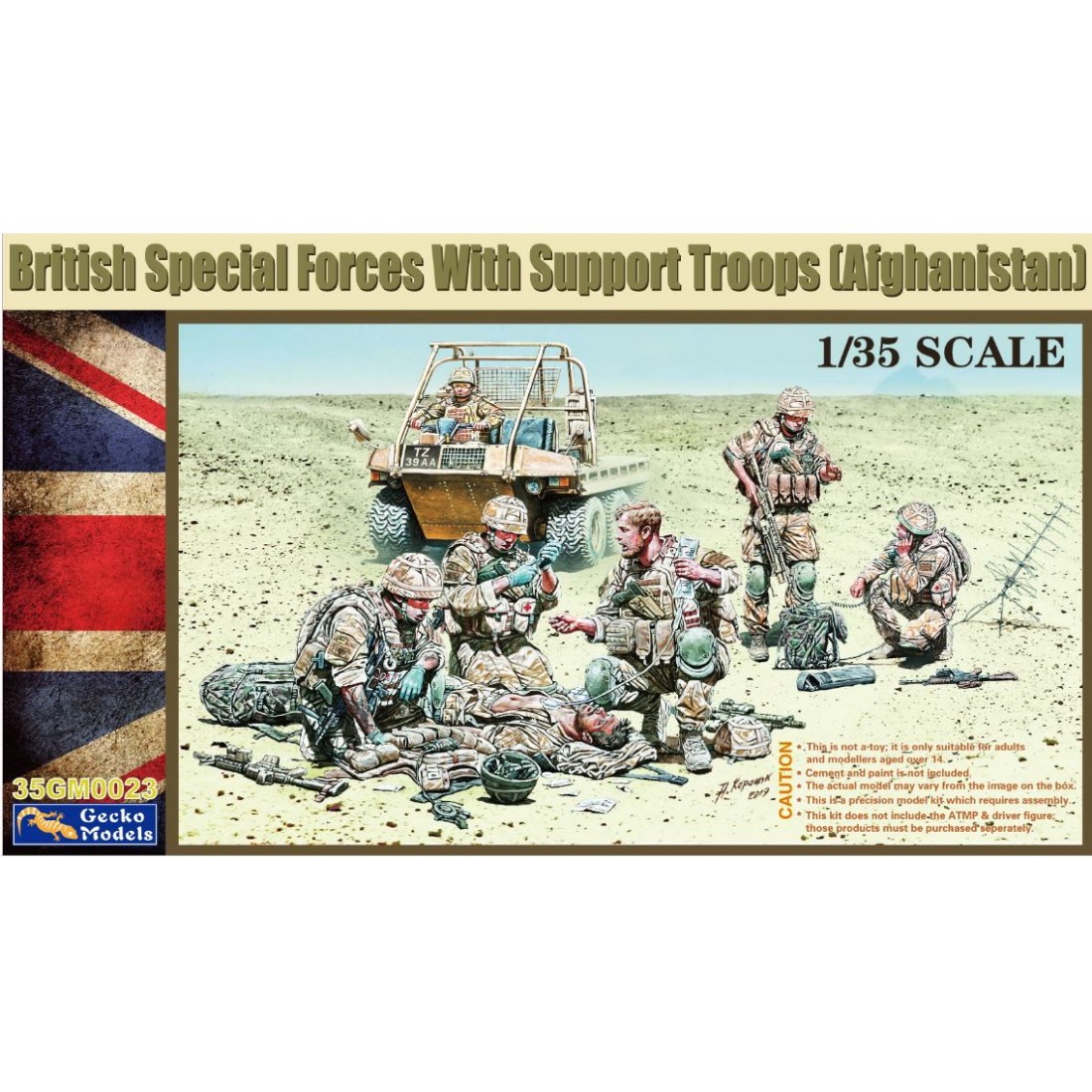 British Special Forces with Support Troops (image for) British Special Forces with Support Troops