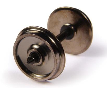 36-034 Brass Turned Wagon Disk Brake Wheels x 10 (image for) 36-034 Brass Turned Wagon Disk Brake Wheels x 10