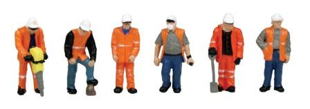 36-049 Trackside Workers x 6 (image for) 36-049 Trackside Workers x 6