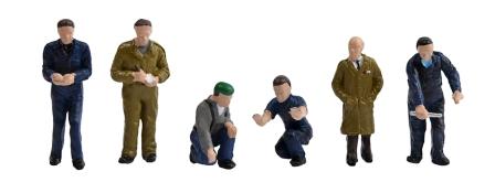 36-403 Factory Workers & Foreman x 6 (image for) 36-403 Factory Workers & Foreman x 6