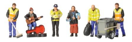 36-411 Modern Street Scene Figures x 6 (image for) 36-411 Modern Street Scene Figures x 6