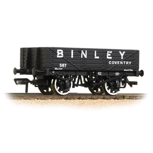 37-074 5 Plank Wagon Wooden Floor 'Binley' Black (image for) 37-074 5 Plank Wagon Wooden Floor 'Binley' Black