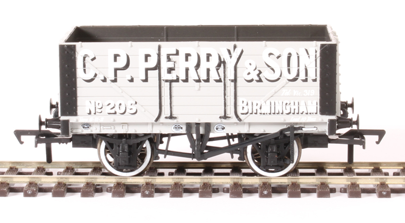 37-117SH 7 Plank Fixed End Wagon C. P. Perry (image for) 37-117SH 7 Plank Fixed End Wagon C. P. Perry