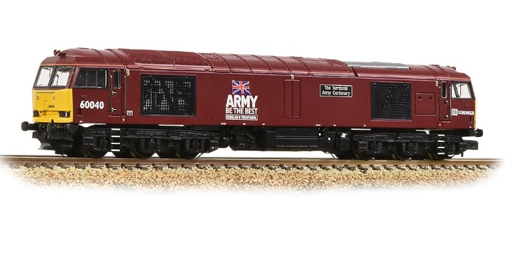 371-361SF Class 60 60040 'The Territorial Army Centenary' DCC Sd (image for) 371-361SF Class 60 60040 'The Territorial Army Centenary' DCC Sd