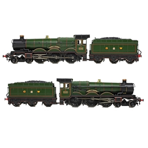 372-034 GWR 'Castle' 5055 'Earl of Eldon' GWR Lined Green (image for) 372-034 GWR 'Castle' 5055 'Earl of Eldon' GWR Lined Green