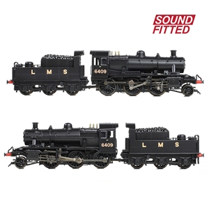 372-627BSF LMS Ivatt 2MT 6409 LMS Black SOUND (image for) 372-627BSF LMS Ivatt 2MT 6409 LMS Black SOUND