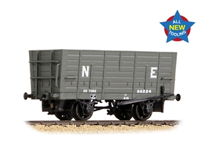 373-376 LNER D12 Coal Hopper LNER Grey (image for) 373-376 LNER D12 Coal Hopper LNER Grey