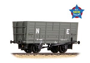 373-376A LNER D12 Coal Hopper LNER Grey (image for) 373-376A LNER D12 Coal Hopper LNER Grey