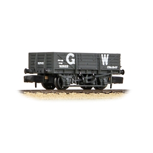 377-475B 5 Plank China Clay Wagon GWR Grey (image for) 377-475B 5 Plank China Clay Wagon GWR Grey