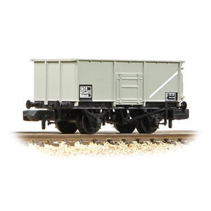 377-255A BR 16T Steel Mineral Wagon BR Grey (TOPS) (image for) 377-255A BR 16T Steel Mineral Wagon BR Grey (TOPS)