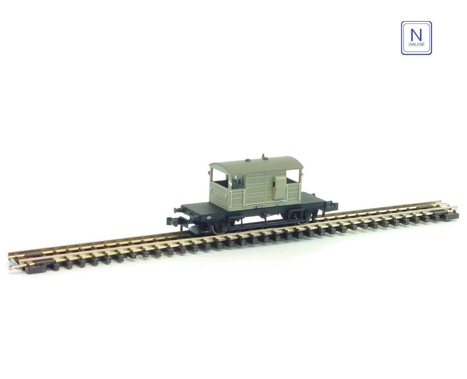 377-852A SR Pill Box Brake Van BR Grey (image for) 377-852A SR Pill Box Brake Van BR Grey