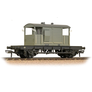 38-401B BR Pill Box Brake Van weathered (image for) 38-401B BR Pill Box Brake Van weathered