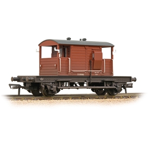 38-402B BR Pill Box Brake Van weathered (image for) 38-402B BR Pill Box Brake Van weathered