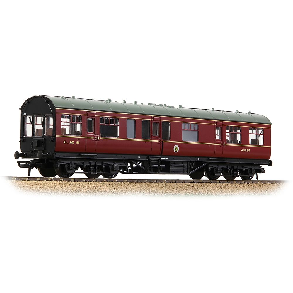 39-780SH Bachmann LMS 50ft Inspection Saloon LMS Crimson Lake (image for) 39-780SH Bachmann LMS 50ft Inspection Saloon LMS Crimson Lake