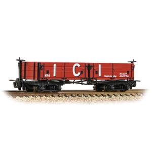 393-056 Open Bogie Wagon 'ICI' Red (image for) 393-056 Open Bogie Wagon 'ICI' Red