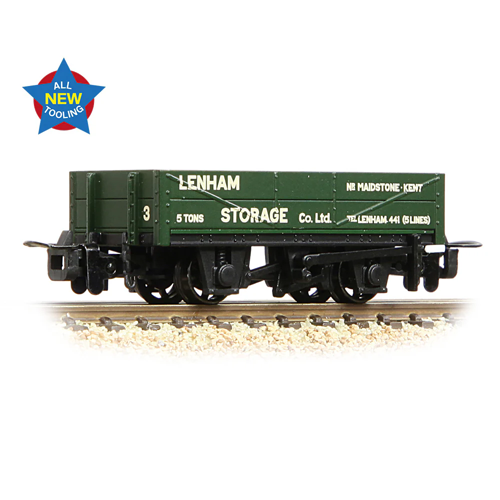393-153 RNAD Rebuilt Open Wagon 'Lenham Storage' Green (image for) 393-153 RNAD Rebuilt Open Wagon 'Lenham Storage' Green