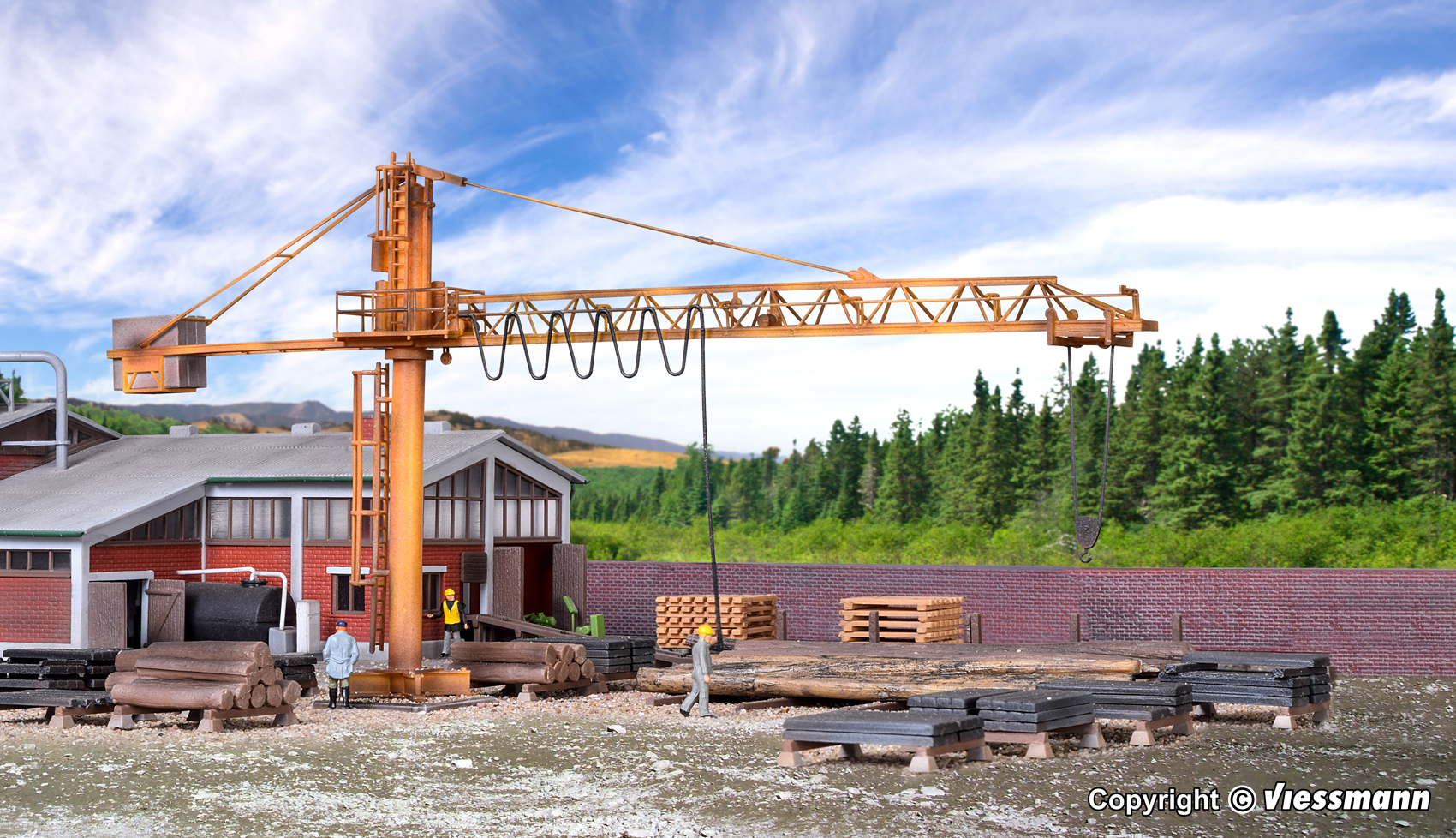 39817 Crane with threshold stack (image for) 39817 Crane with threshold stack