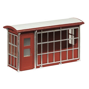 44-0545A Metal Platform Shelter - Red (image for) 44-0545A Metal Platform Shelter - Red