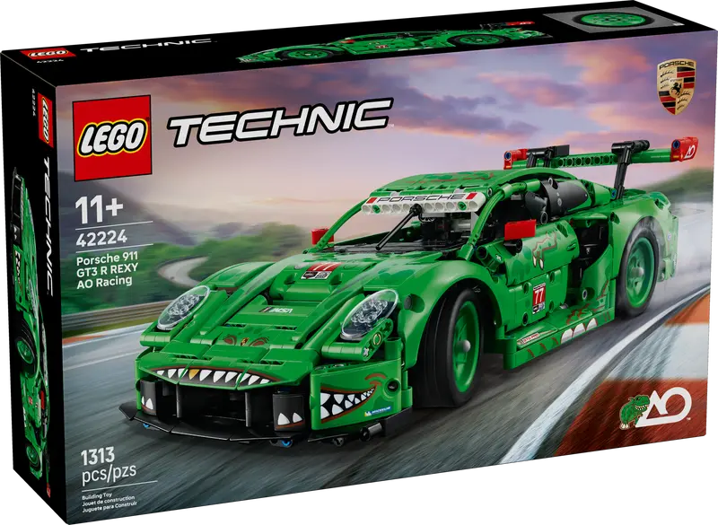 42224 Porsche 911 GT3 R REXY AO Racing Car (image for) 42224 Porsche 911 GT3 R REXY AO Racing Car