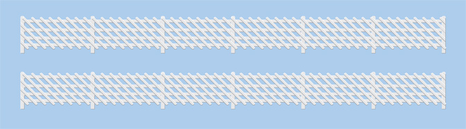 426 LMS (MR) Station Fencing, White (image for) 426 LMS (MR) Station Fencing, White