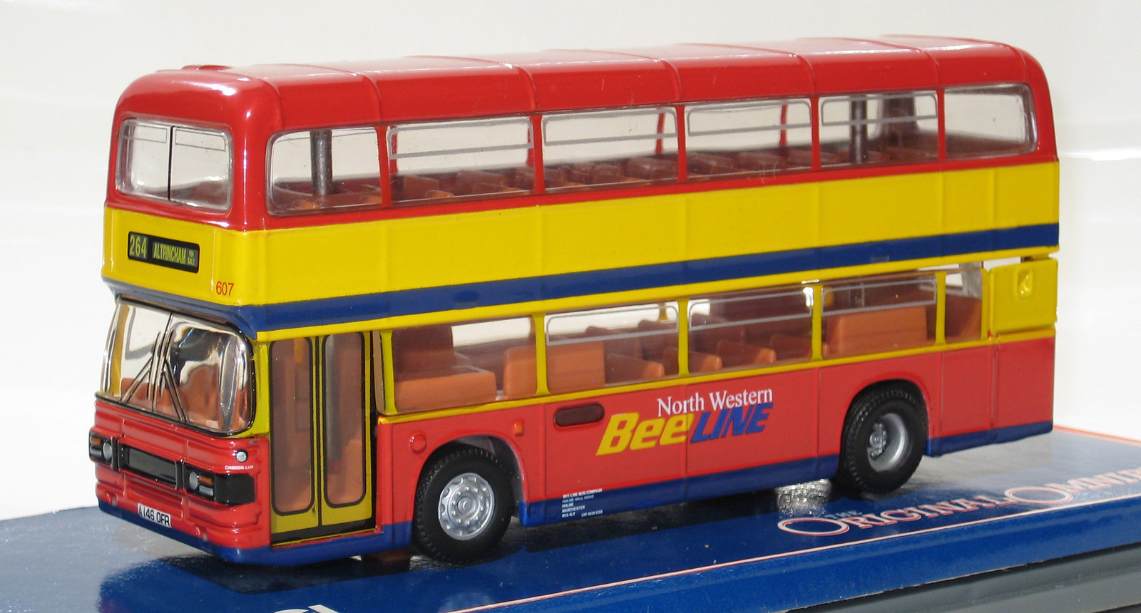 43006 Leyland Olympian North Western Bee Line (image for) 43006 Leyland Olympian North Western Bee Line