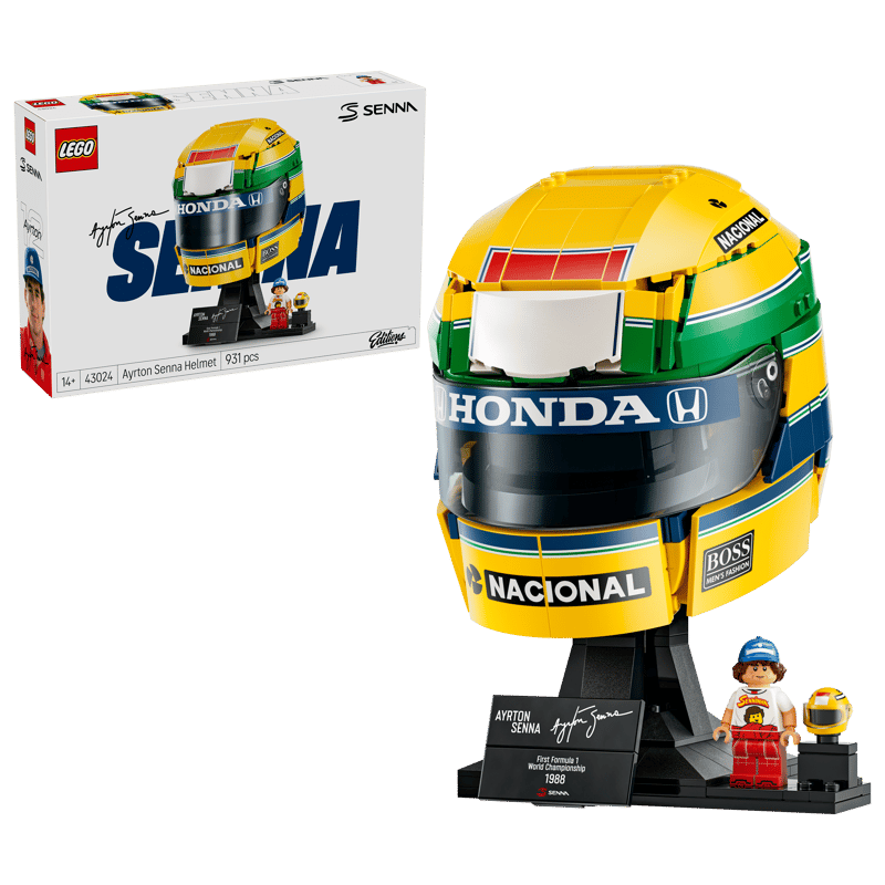 43024 Ayrton Senna Helmet (image for) 43024 Ayrton Senna Helmet
