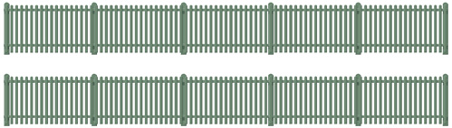 431 GWR Station Fencing, Green (straight only) (image for) 431 GWR Station Fencing, Green (straight only)
