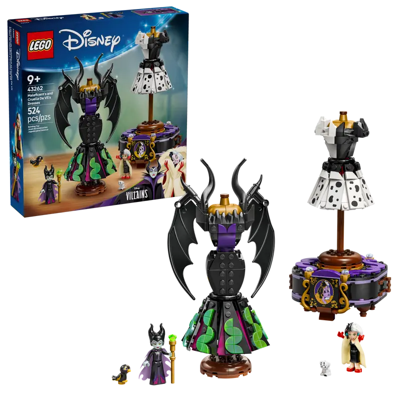 43262 Maleficent's and Cruella De Vil's Dresses (image for) 43262 Maleficent's and Cruella De Vil's Dresses