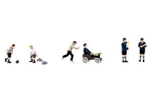 36-435 Post-War Era Schoolboys Playing (image for) 36-435 Post-War Era Schoolboys Playing