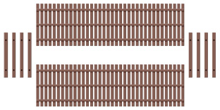 437 Wooden fencing (image for) 437 Wooden fencing