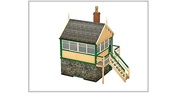 44-0042 Timber And Stone Signal Box (image for) 44-0042 Timber And Stone Signal Box